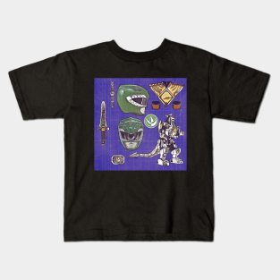 Green Power Weapons Kids T-Shirt